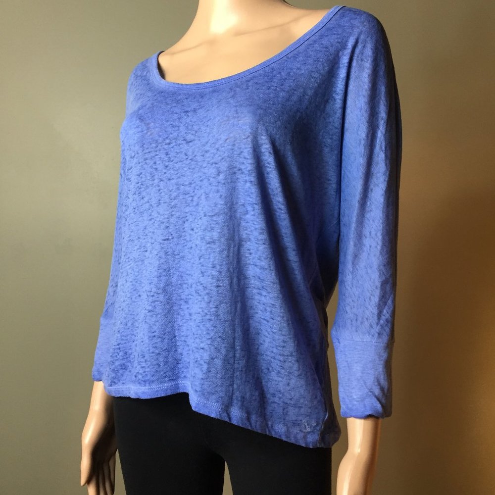 American Eagle Outfitters Blue Top Long Sleeve Shirt Small